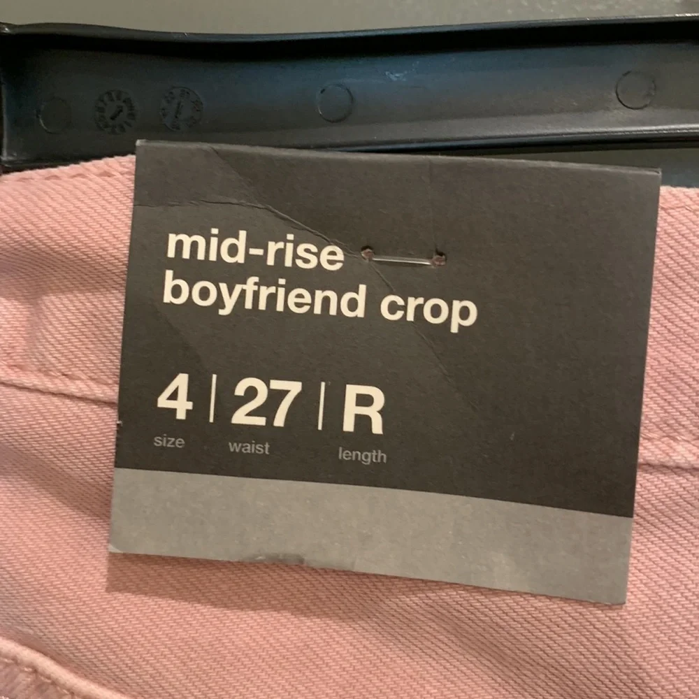 Mossimo Pink Denim crop jeans NWT - Picture 6 of 6